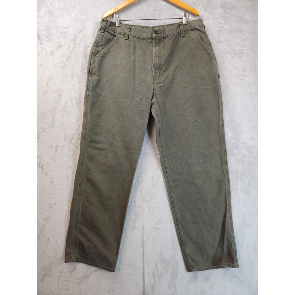 Carhartt B11 MOS Mens Pant Size 40x33.5 Loose Fit Canvas Carpenter Workwear Work